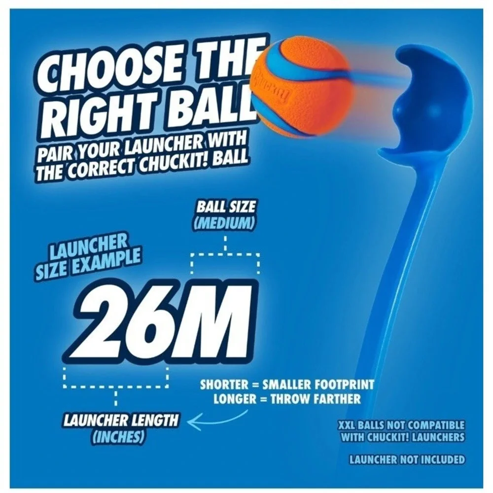 Chuckit Classic Ball Launcher Dog Toy 26-Inch Set w/Handle & Ball Included